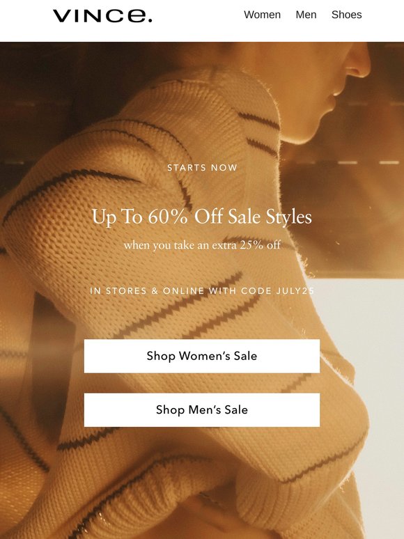 Up To 60% Off Pieces To Wear Now