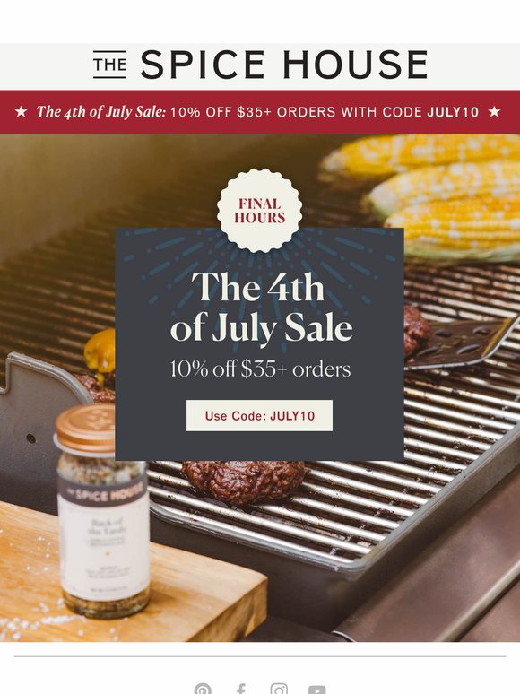 SALE ENDS MIDNIGHT!
