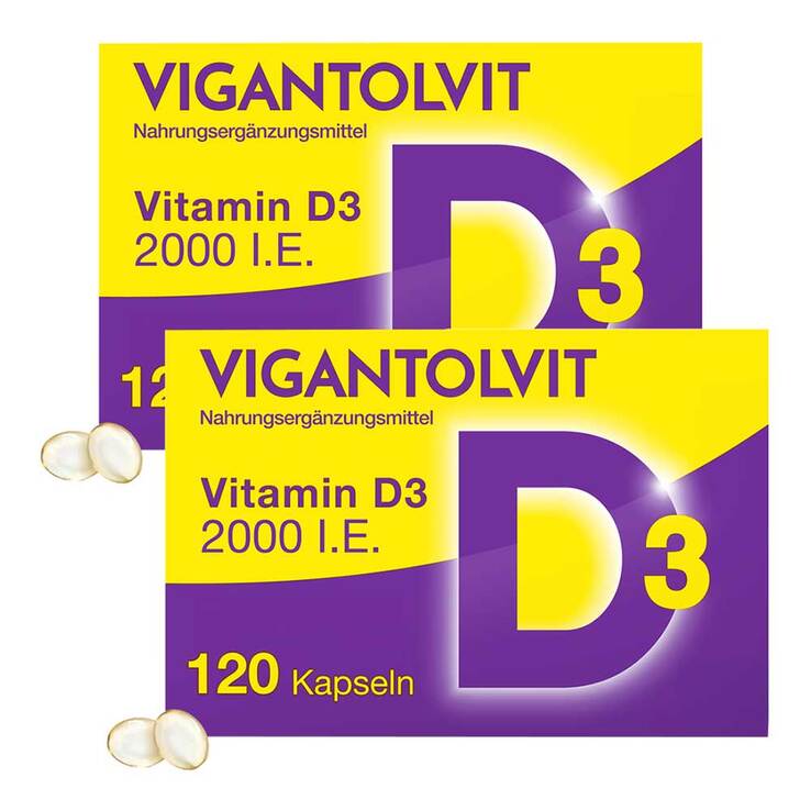 Vigantolvit 2000 I.E. Vitamin D3 Weichkapseln⁶ ⁹