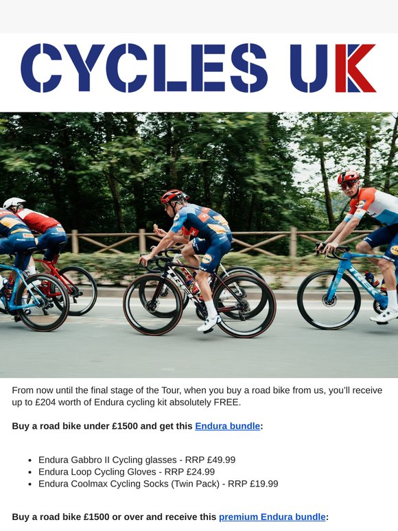 Tour de France Special: Get Up to £204 in Free Endura Kit
