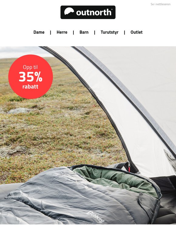 Endelig er campingturen her – opp til 35%