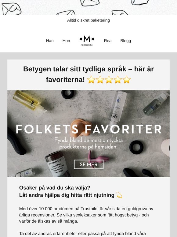 Sexleksaker med toppbetyg - passa på innan de tar slut! 🏆