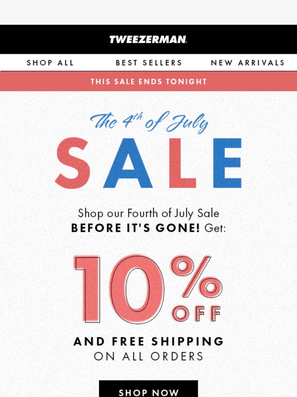LAST CHANCE: Fourth of July Sale Ending Soon!🚨