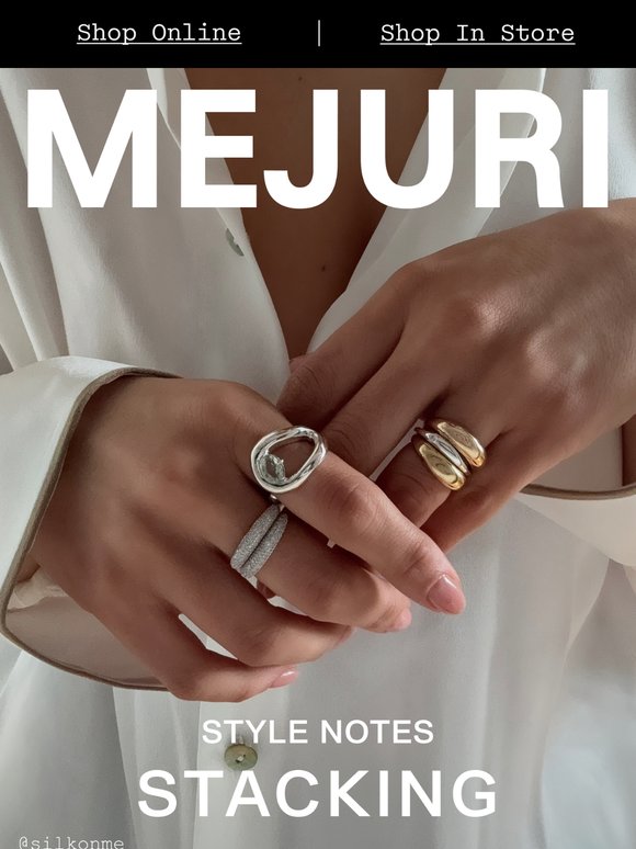 Mejuri: New In: Pressed Flower | Milled
