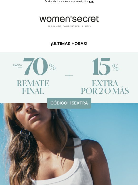 ⌛ ¡Se acaba el 15% EXTRA sobre REMATE FINAL hasta -70%! ⌛