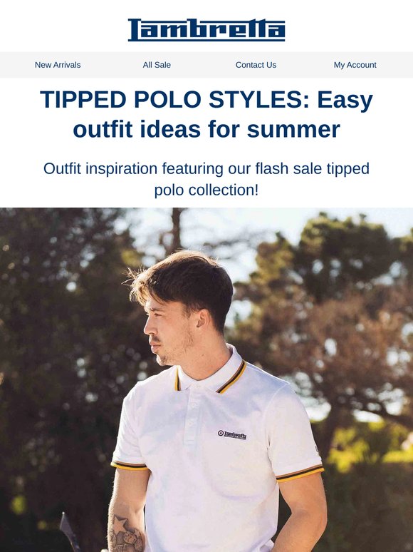Tipped Polo styles: Easy Outfit Ideas for summer!