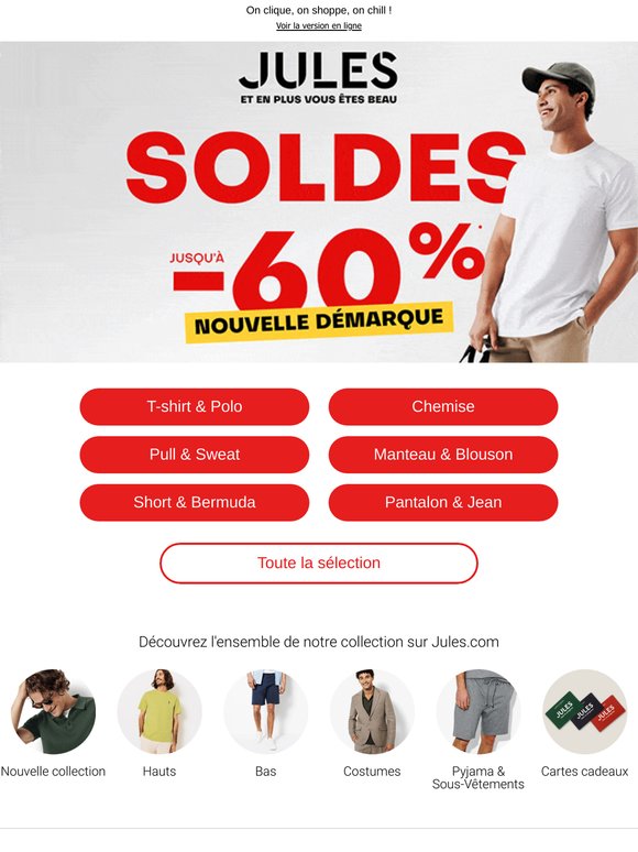 Un dimanche sous le signe des SOLDES | Jusqu'à -60%