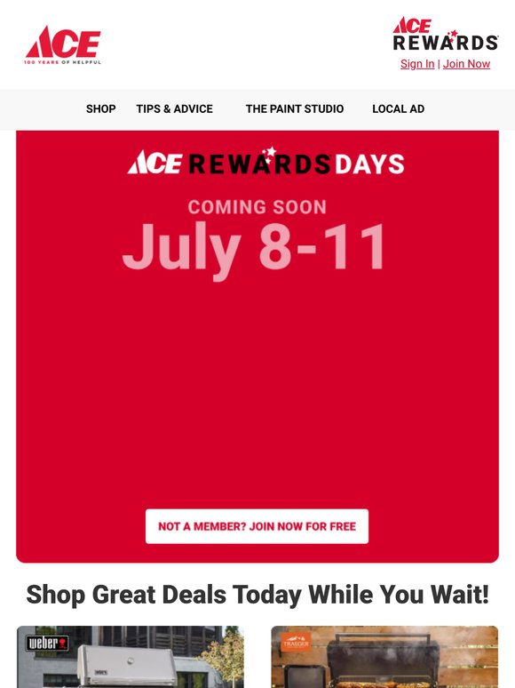 Ace Rewards Days 📅 COMING SOON