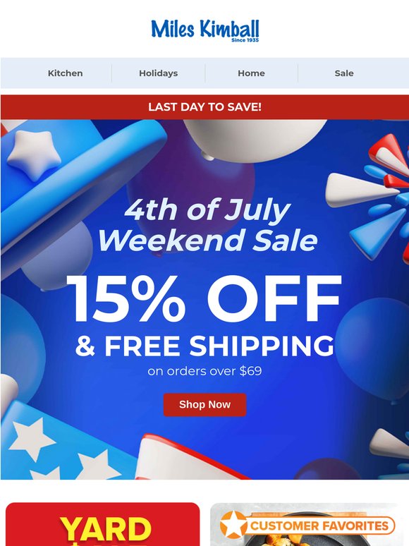 The Grand Finale: One Last Shot at 15% Off