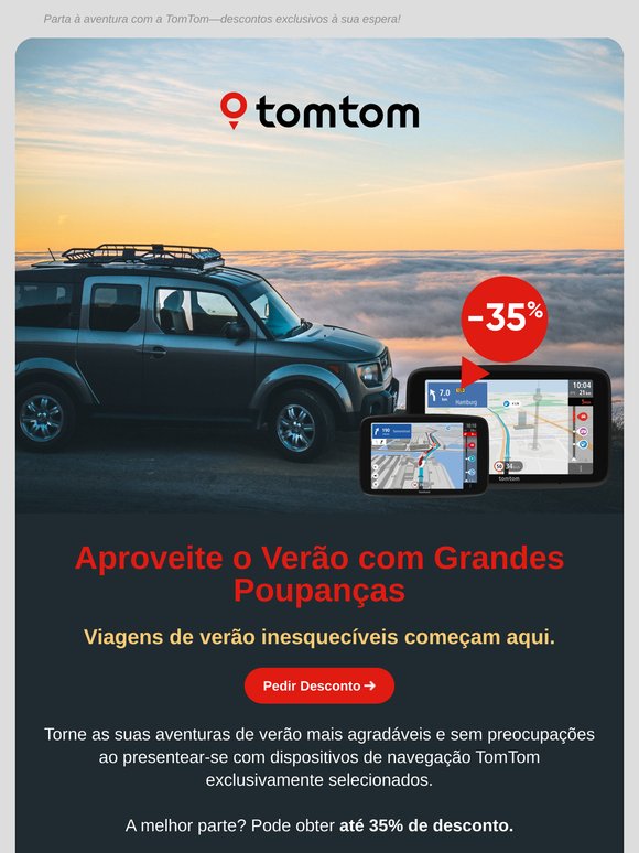 Prepare-se para viagens de carro com 35% de desconto