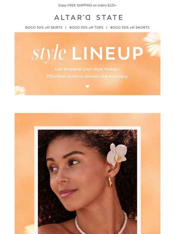 Just dropped: your style lineup 🌼
