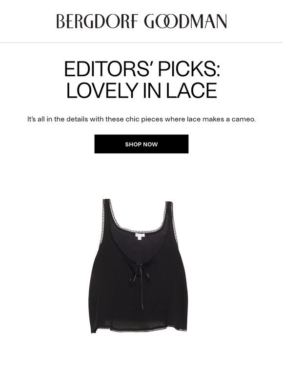 Editors’ Picks: Lovely In Lace