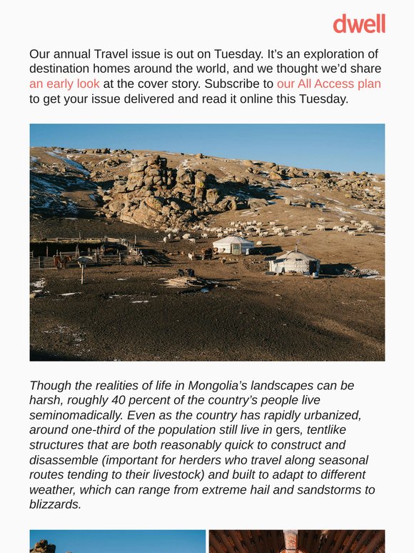 In Mongolia, a Traditional Housing Type Meets the Changing Realities of Its Residents