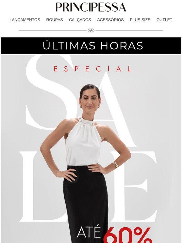 Últimas horas: o SALE termina hoje!
