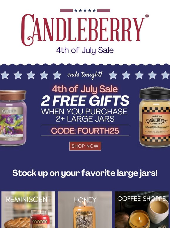 FINAL DAY: Buy 2 Jars, Get 2 Gifts!