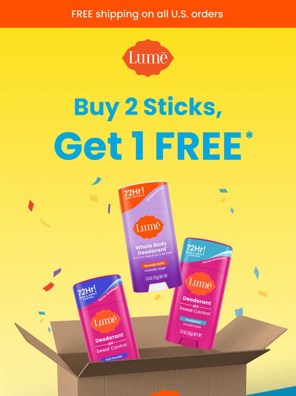 Don’t miss Buy 2, Get 1 FREE Sticks! 🖤