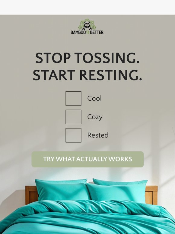 😴 Finally… Cool, Restful Nights