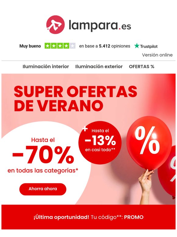 Últimos días: Hasta 70% de descuento 🧹