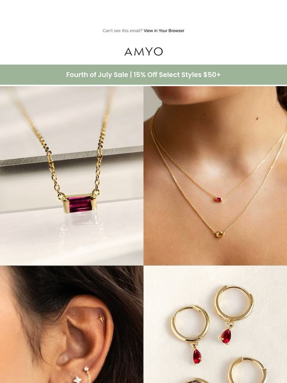 Ruby Season Is Here – and So Is 15% Off ‼️