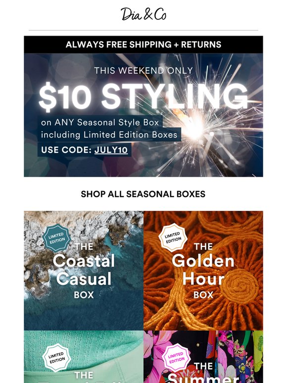 Steal This Deal: $10 Styling – a value of $20! ENDS TONIGHT