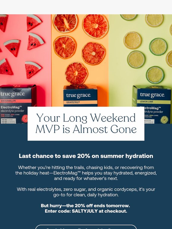 Last chance to stock up on ElectroMag™