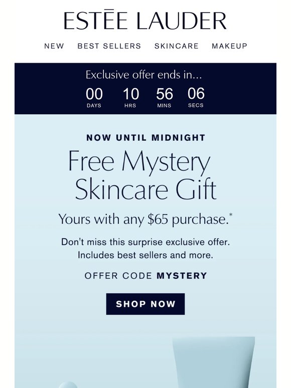 Ends Tonight 🚨 Free Mystery Gift with your purchase.