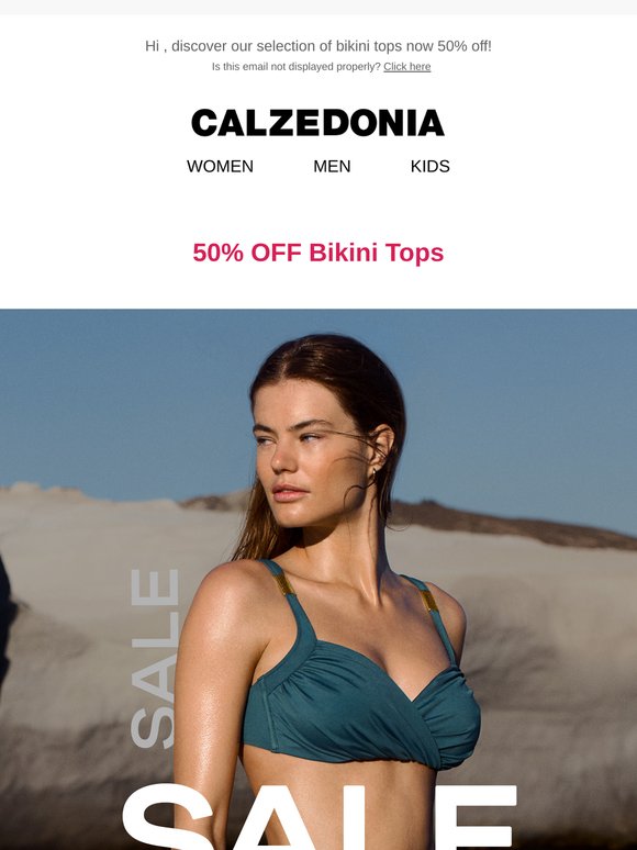 SALE: 50% Off Bikini Tops