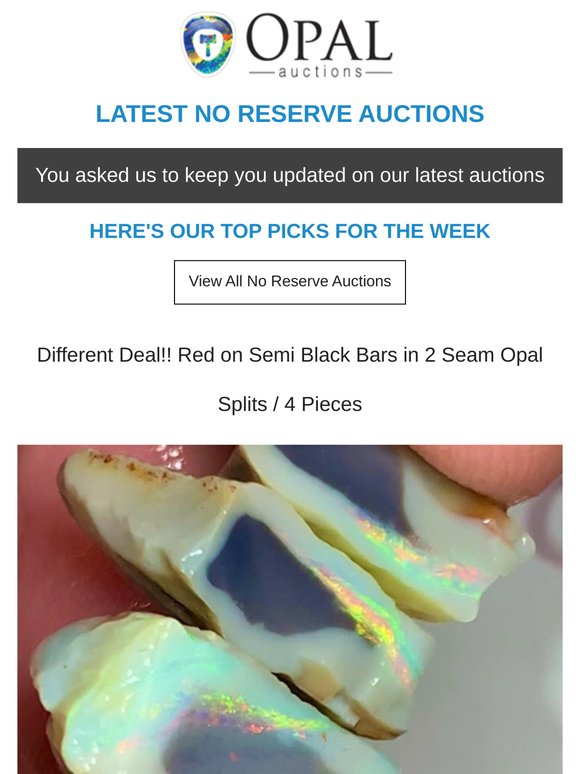 💎 Opal Auctions Finishing Soon