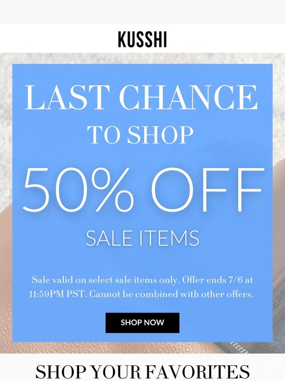 Don’t Miss 50% Off — Shop Before It’s Gone
