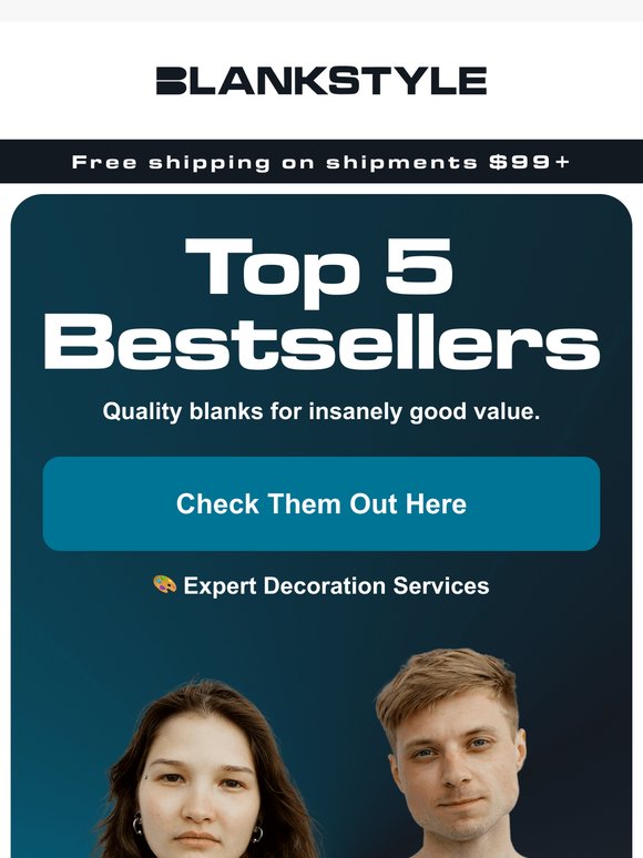 The top 5 bestsellers right NOW