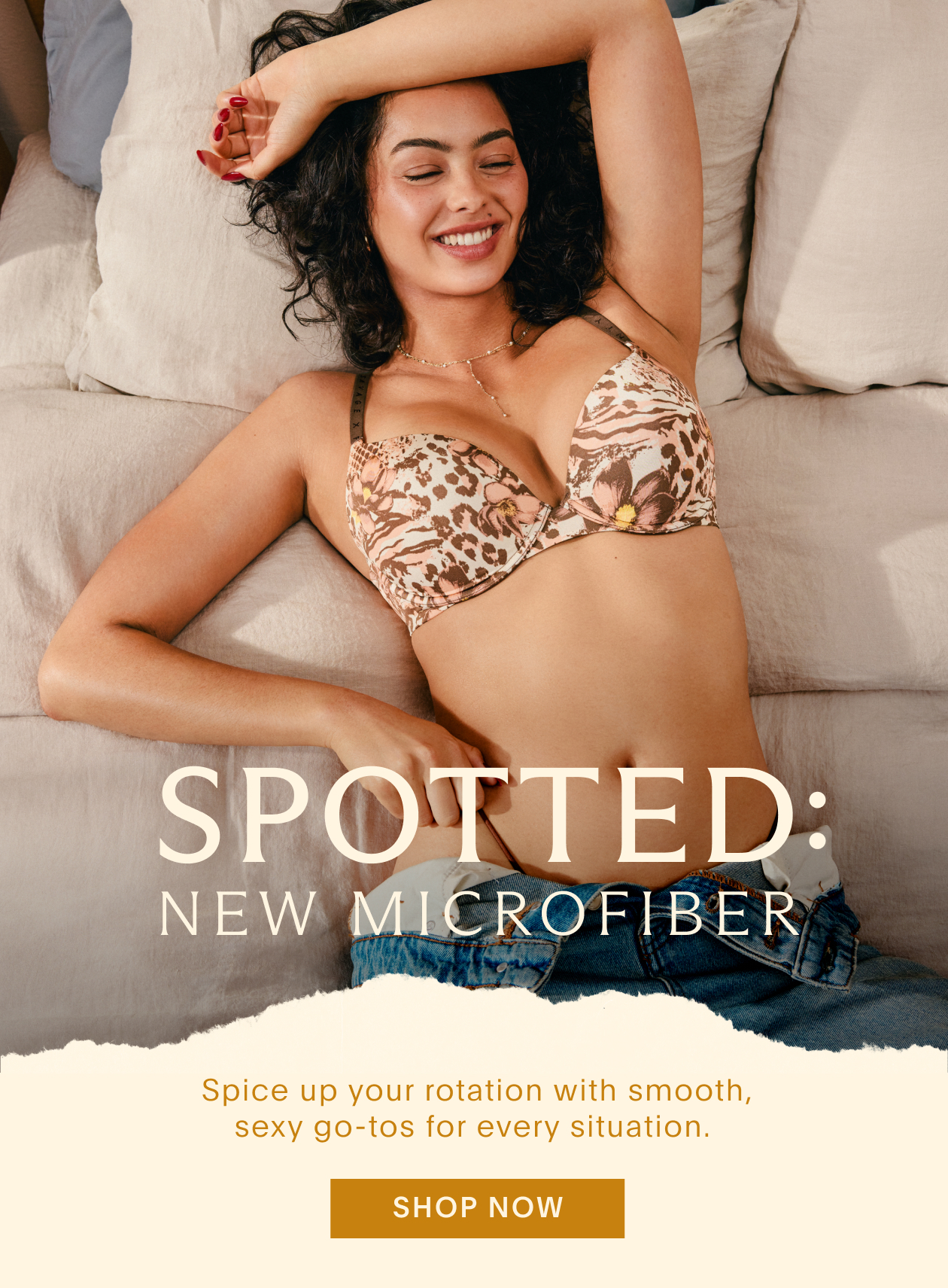 Spotted New Microfiber