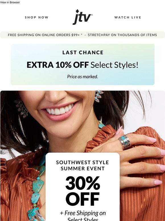 Sizzle in Southwest Style 30% OFF