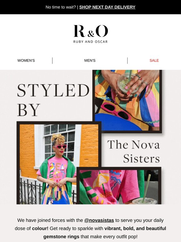 Embrace colour with the Nova Sisters 🌈💎