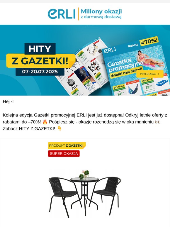 Nowa Gazetka promocyjna – odkryj letnią ofertę z rabatami do –70%! 🎉