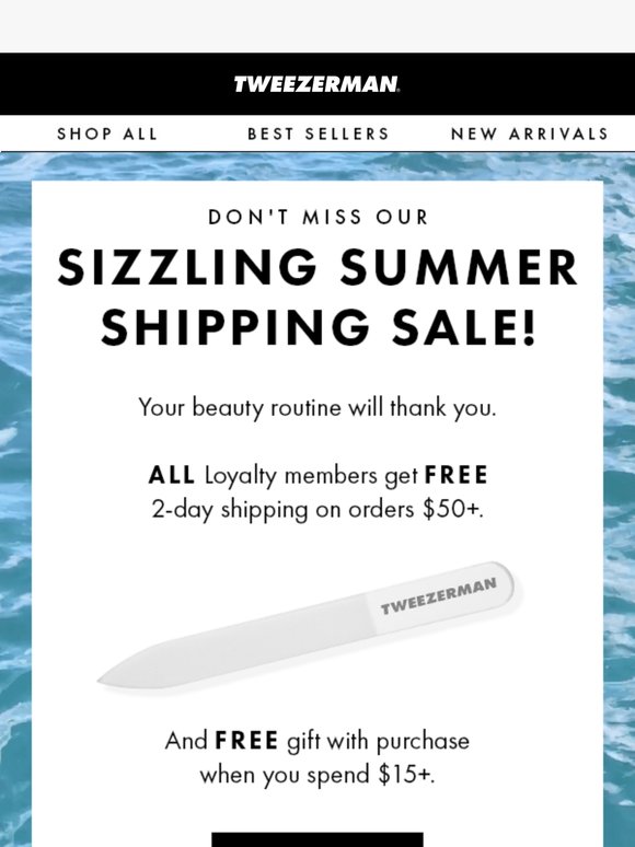 Summer Shipping Sale is HERE ☀️