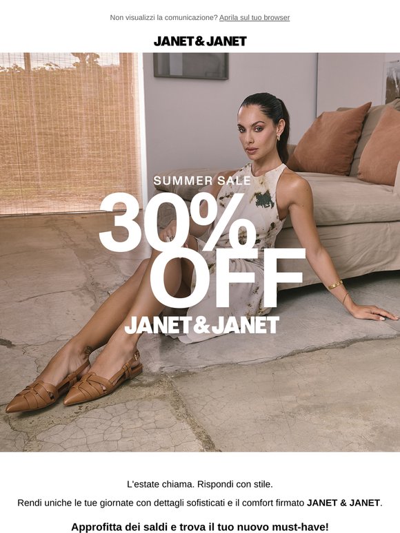 SUMMER SALE: vivi l’estate con Janet & Janet!