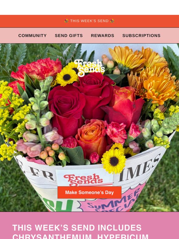 This week's send 💐