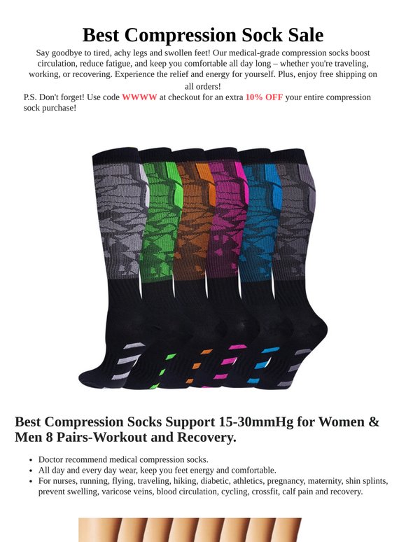 Tired, Achy Legs? Find Relief with Our Best-Selling Compression!