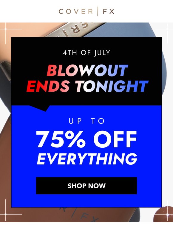 🚨 Final Hours: Up to 75% OFF Sitewide