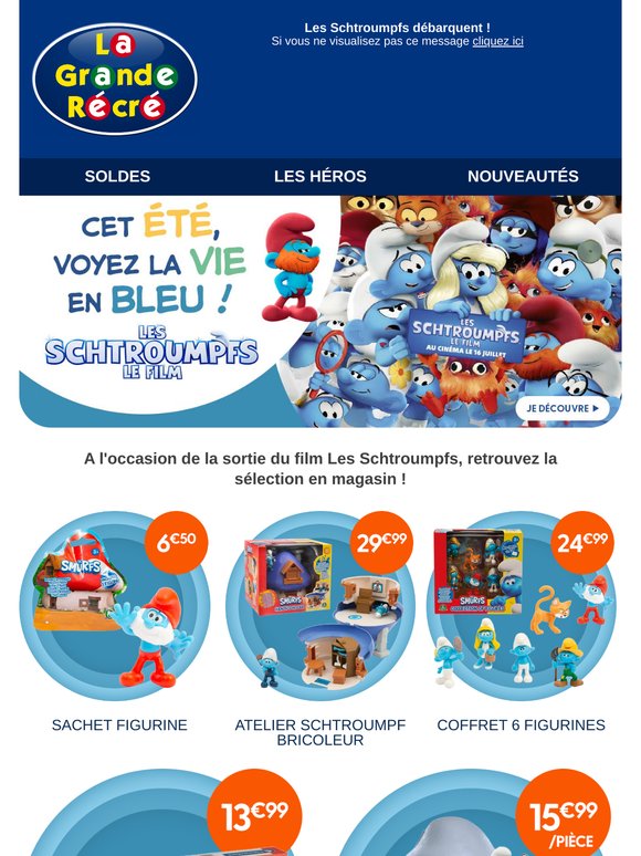💙 Retrouvez les Schtroumpfs en magasin !