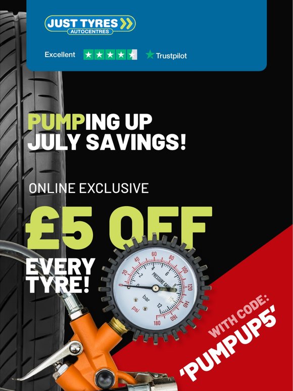 We're Pumping Up July Savings!