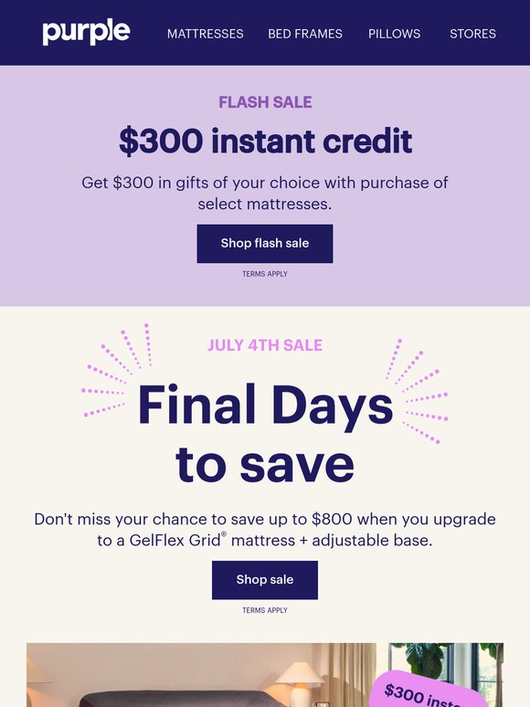 ENDS TUESDAY – Up to $800 off