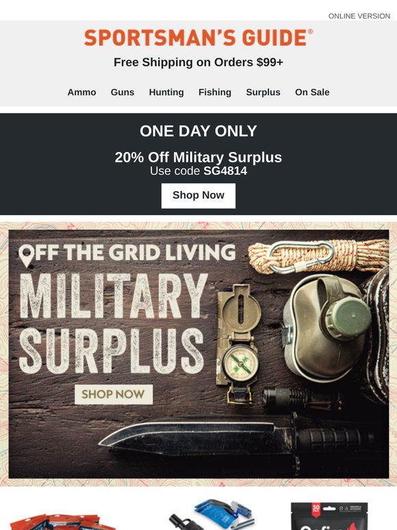 Military Surplus Off Grid Living