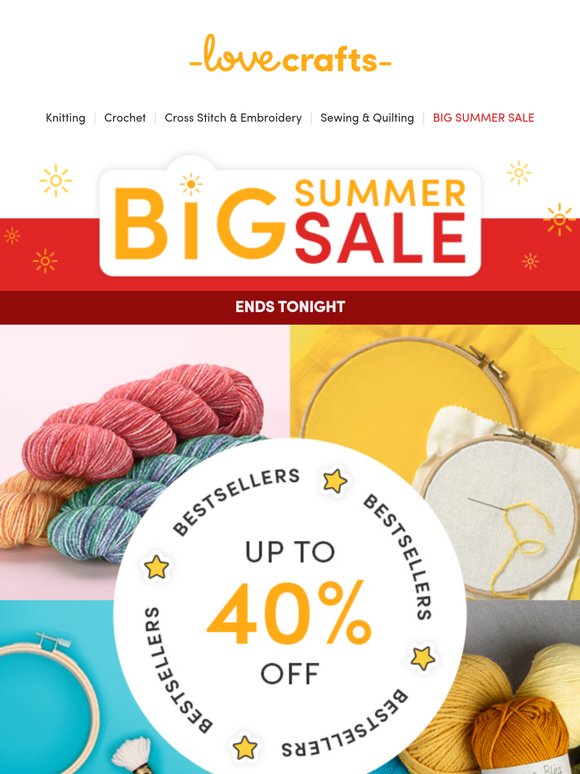 Last chance! Our bestselling yarns are flying off the shelves!