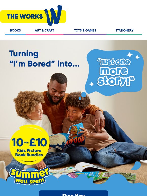 10 for £10 Kids Picture Book Bundles