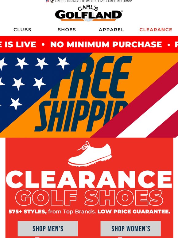 🤯 Shoes from $50 + FREE SHIPPING