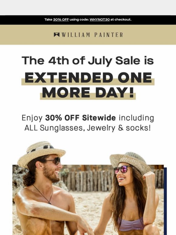 Well that was silly of us to end the sale yesterday.
