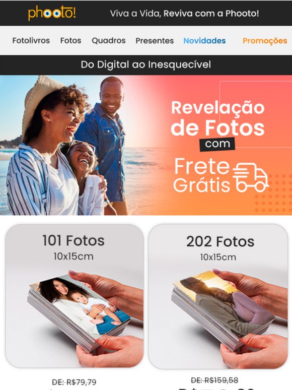 Revelação de Fotos com Frete Grátis 🔥🚚