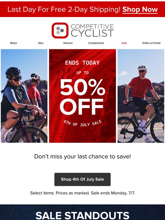 4th Of July Sale ends TODAY!