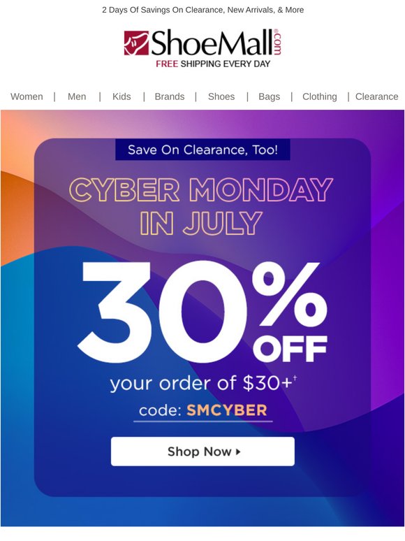 Get Excited, Cyber Monday In July Is Here!